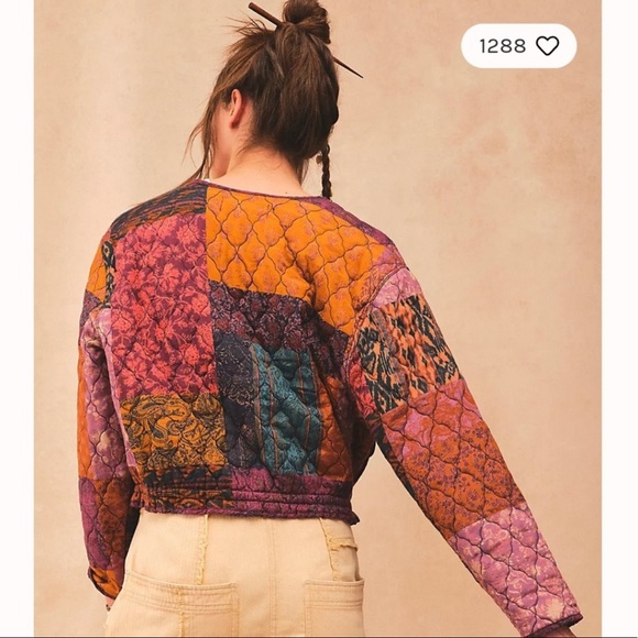 Free People | Peggy Quilted Jacket - Picture 3 of 13